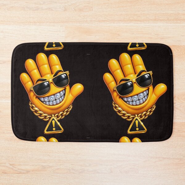 Item preview, Cool Warning Hand with Diamond Smile and Gold Chain designed and sold by BoB-66.