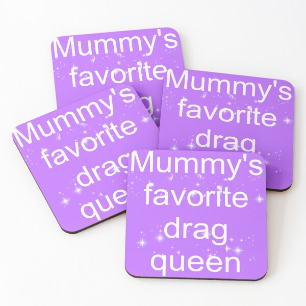 Item preview, Mummy's favorite drag queen in sparkly purple white designed and sold by AYTFA.