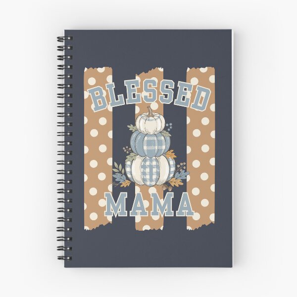 Item preview, Blessed Mama, Mom Plaid Print Pumpkin, Polka Dot Stripe Pumpkins, Fall Season designed and sold by Forevermore.