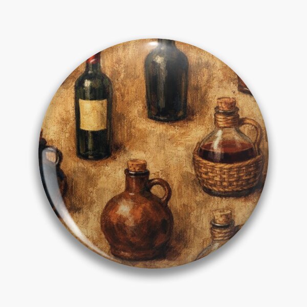 Item preview,  Tuscan Vintage Bottle Collection Oil Painting Print designed and sold by KingsArtworx 2.