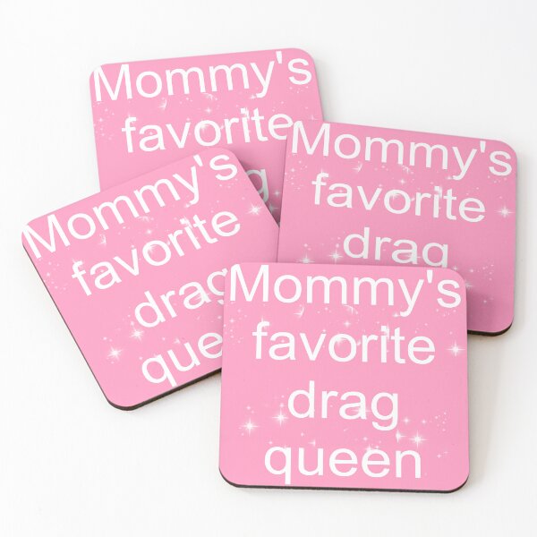 Item preview, Mommy's favorite drag queen - sparkly pink white designed and sold by AYTFA.