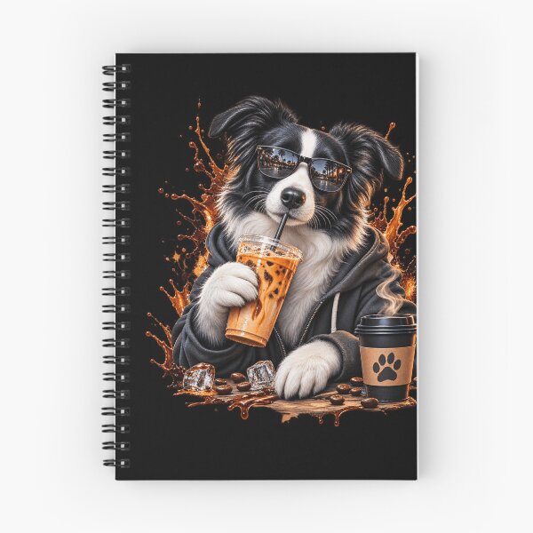 Item preview, Cool Border Collie Dog Coffee Lover Iced Coffee Pet Owner designed and sold by TeeVibesshop.