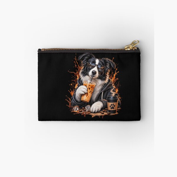 Item preview, Cool Border Collie Dog Coffee Lover Iced Coffee Pet Owner designed and sold by TeeVibesshop.