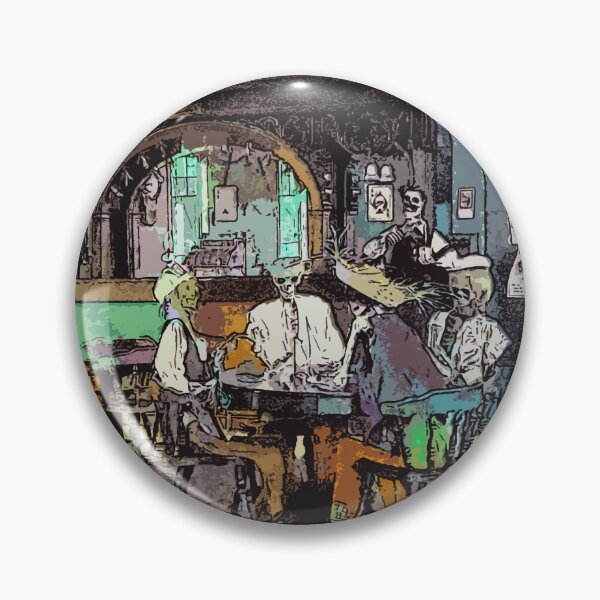 Item preview, Saloon Residents - Skeletons and Halloween Scene designed and sold by NaturePrints.