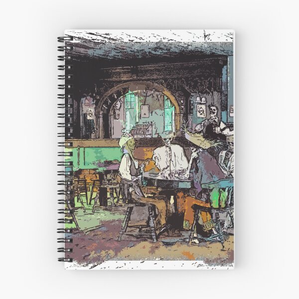 Item preview, Saloon Residents - Skeletons and Halloween Scene designed and sold by NaturePrints.