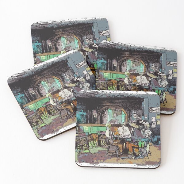 Item preview, Saloon Residents - Skeletons and Halloween Scene designed and sold by NaturePrints.