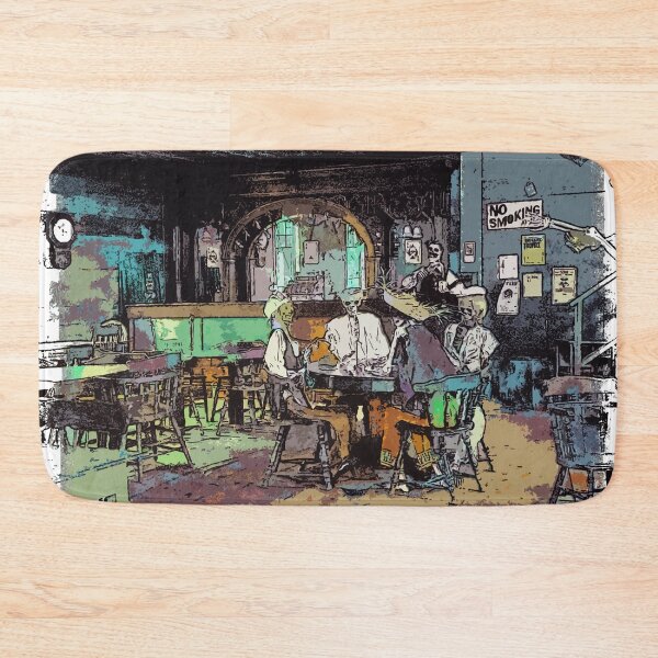 Item preview, Saloon Residents - Skeletons and Halloween Scene designed and sold by NaturePrints.