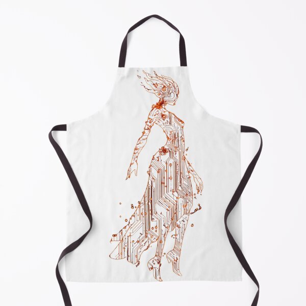 Item preview, Ethereal Circuit Board Silhouette- Abstract Sci-Fi Cyberpunk Art  designed and sold by LC&LCPlatform.