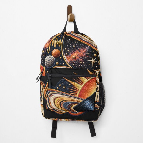 Item preview, Retro Vinyl Record Cosmic Music Art – Psychedelic 70s Embroidered Space Design designed and sold by Emoji Emblems.