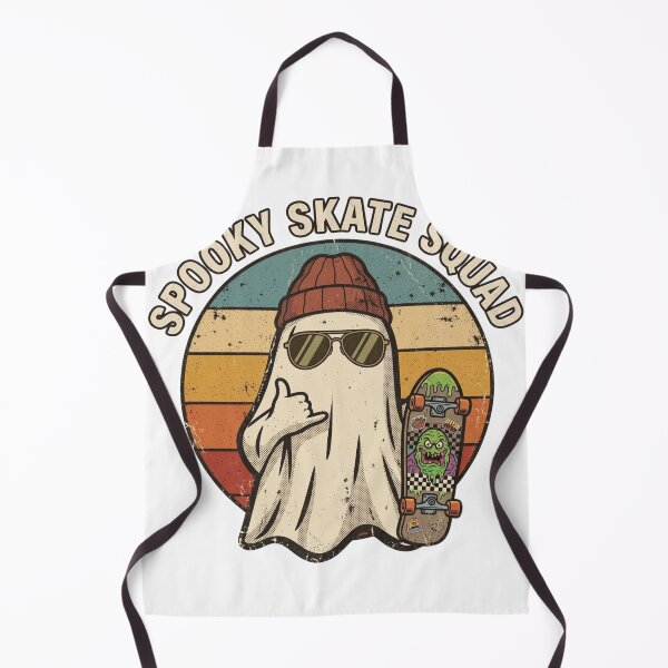 Item preview, Spooky Skate Squad Halloween Skateboard Ghost designed and sold by JOSUQ.