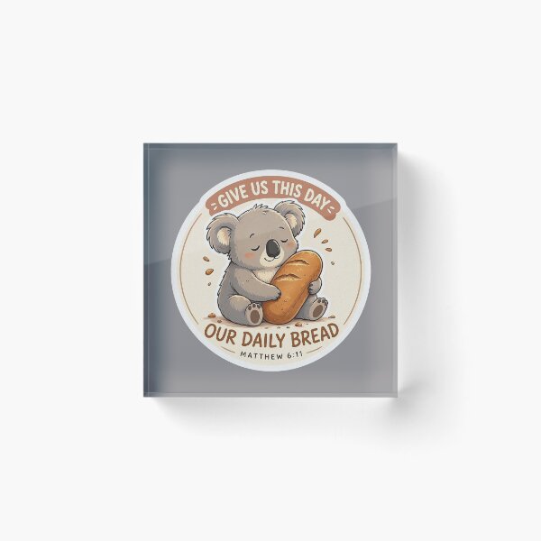 Item preview, Matthew 6:11 Give Us This Day Our Daily Bread designed and sold by plushism.