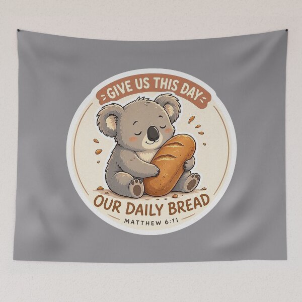 Item preview, Matthew 6:11 Give Us This Day Our Daily Bread designed and sold by plushism.