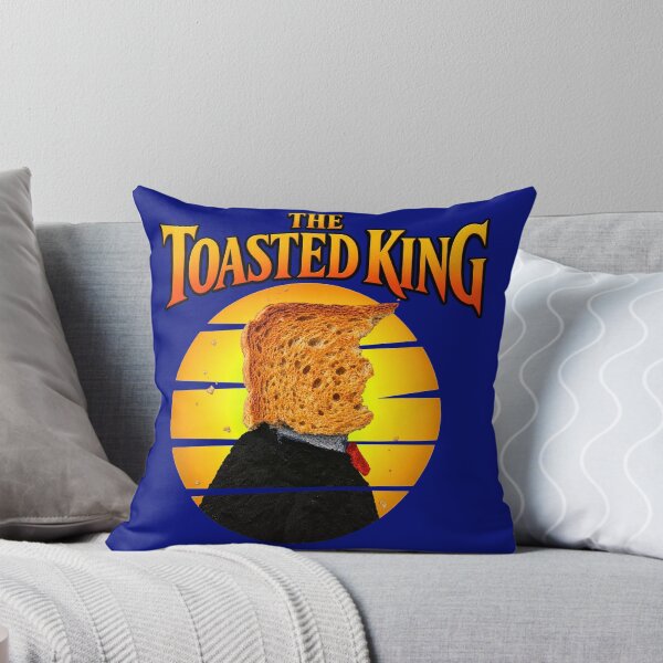 Item preview, The Toasted King Funny Political Parody Sticker designed and sold by Youngkev-arts.