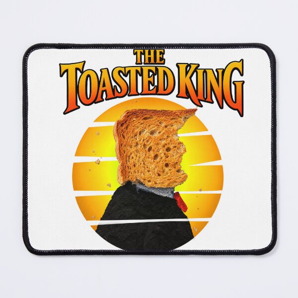 Item preview, The Toasted King Funny Political Parody Sticker designed and sold by Youngkev-arts.