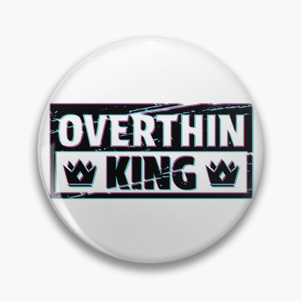 Item preview, OVERTHINKING KING – FUNNY OVERTHINKER GIFT designed and sold by Plant On Demand.