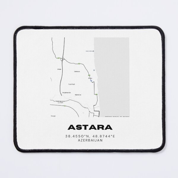 Item preview, Astara Azerbaijan Map | Minimalist Astara Location & Travel Design designed and sold by RM-Journey.