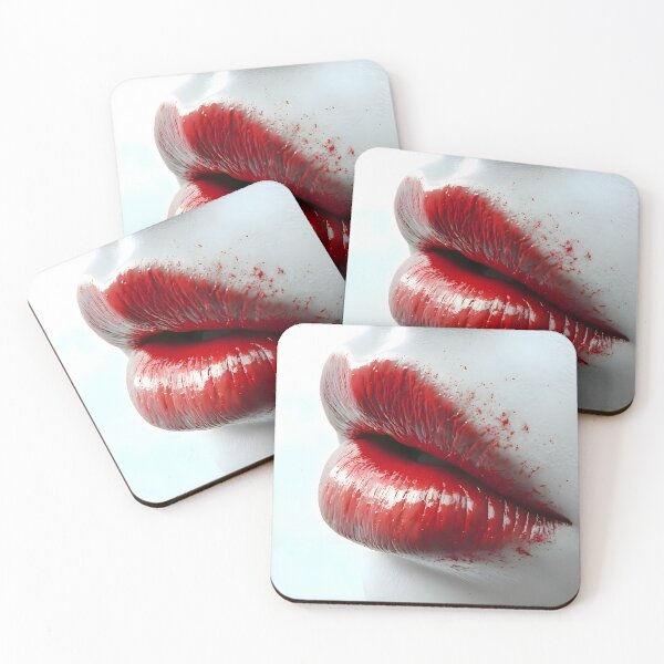Item preview, Beautiful Bold Red Lips Posters and Products  designed and sold by UrbanTempleArt.