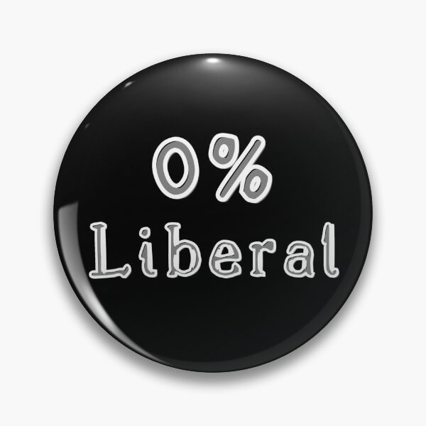 Item preview, Conservative political graphic 0% Liberal designed and sold by Flyguy Designs.