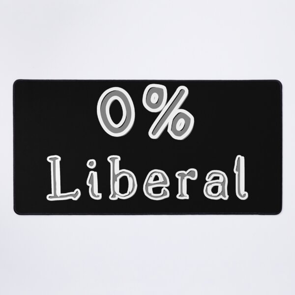 Item preview, Conservative political graphic 0% Liberal designed and sold by Flyguy Designs.