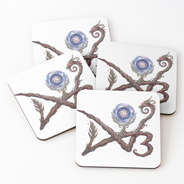 Item preview, AO3 Fanfiction Reader Writer Magic Dragon Runes designed and sold by Luz M. Oroño.