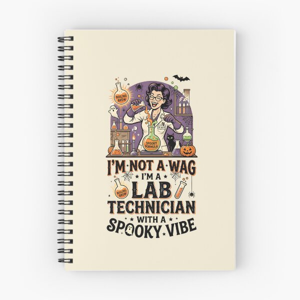 Item preview, I'm not a wag, I'm a lab technician with a spooky vibe - Halloween for lab technicians designed and sold by ParadoxParadox.