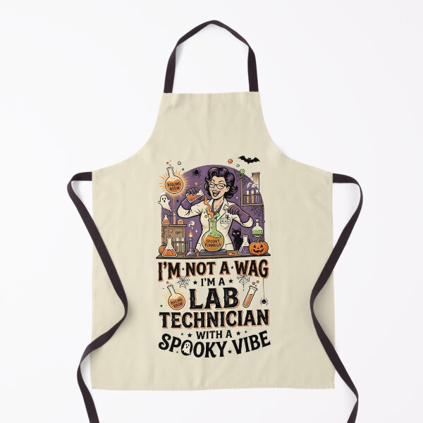 Item preview, I'm not a wag, I'm a lab technician with a spooky vibe - Halloween for lab technicians designed and sold by ParadoxParadox.