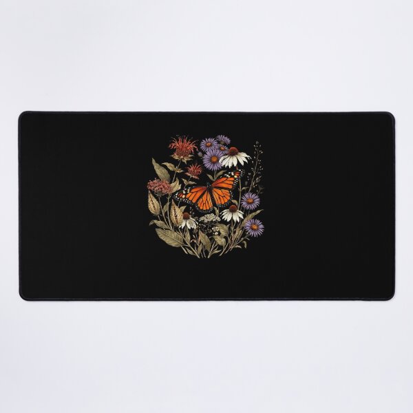 Item preview, Vintage Monarch Butterfly Floral Garden Cottagecore designed and sold by RealestInternet.
