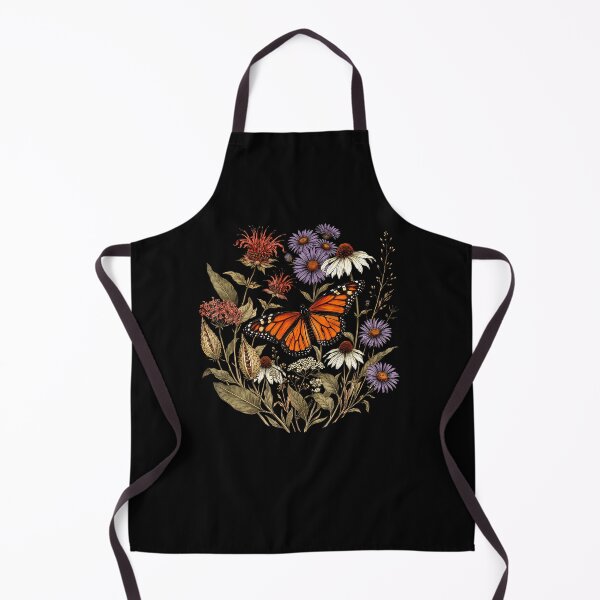 Item preview, Vintage Monarch Butterfly Floral Garden Cottagecore designed and sold by RealestInternet.