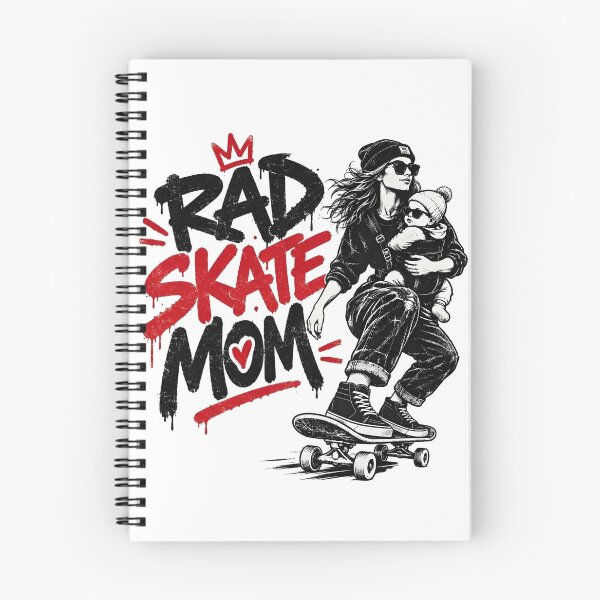 Item preview, Skateboarding Mom with Baby - Skater Mom with Baby designed and sold by No-925Designs.