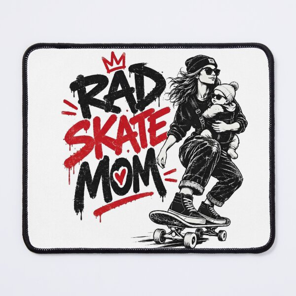 Item preview, Skateboarding Mom with Baby - Skater Mom with Baby designed and sold by No-925Designs.