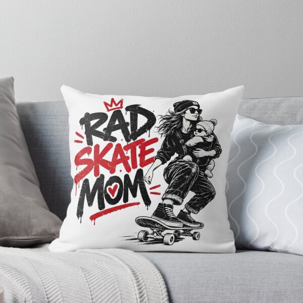 Item preview, Skateboarding Mom with Baby - Skater Mom with Baby designed and sold by No-925Designs.