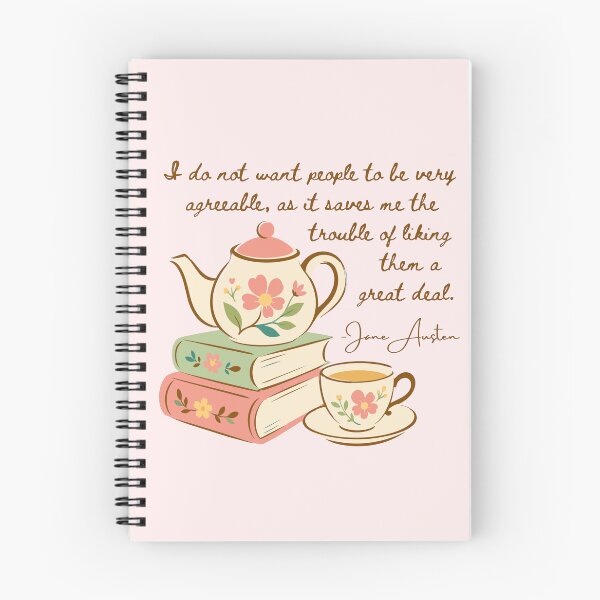 Item preview, Disagreeable people - Jane Austen quote designed and sold by Mister Mipsy.