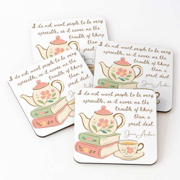 Item preview, Disagreeable people - Jane Austen quote designed and sold by Mister Mipsy.
