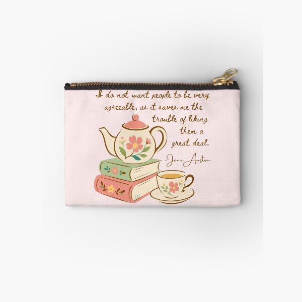 Item preview, Disagreeable people - Jane Austen quote designed and sold by Mister Mipsy.