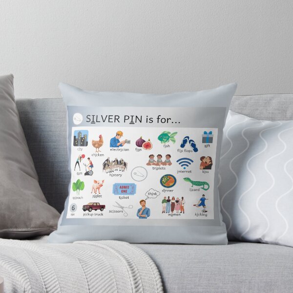 Item preview, SILVER PIN is for... Picture Dictionary designed and sold by ColorVowel.