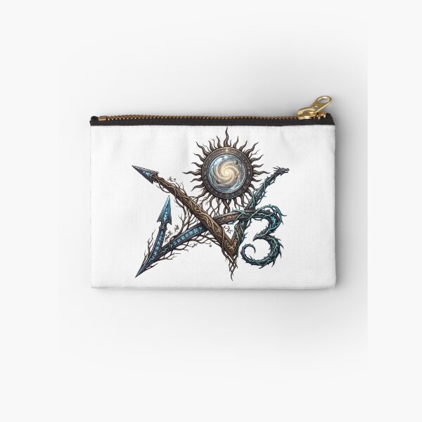 Item preview, AO3 Fanfiction Dark Fantasy Dragon Runes Sun designed and sold by Luz Oroño.