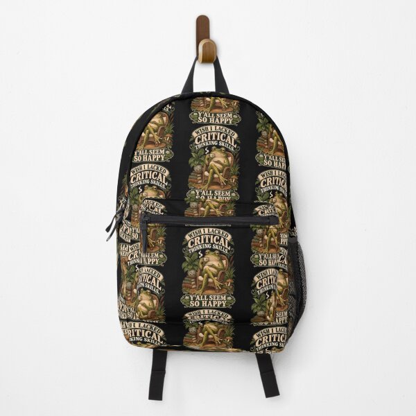 Item preview, Wish I Lacked Critical Thinking Skills Y'All Seem So Happy designed and sold by RealestInternet.