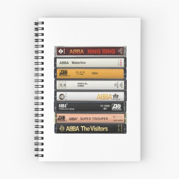 Item preview, ABBA - Collected Albums, Vintage Cassette Print designed and sold by Mr Mustard Prints.