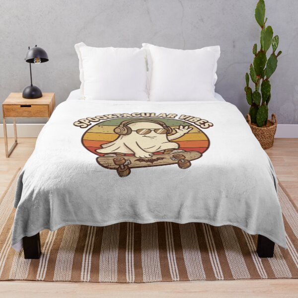 Item preview, Spooktacular Vibes Halloween Skateboard Ghost designed and sold by JOSUQ.