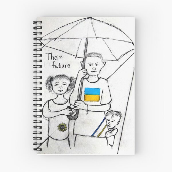 Item preview, Stand With Ukraine: Their Future designed and sold by SamuraiSixCoin.