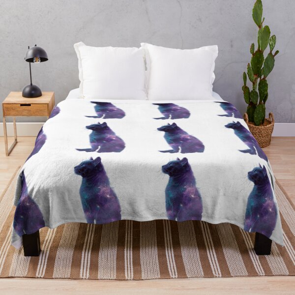 Item preview, Cosmic Galaxy Cat Nebula Space Art designed and sold by LC&LCPlatform.