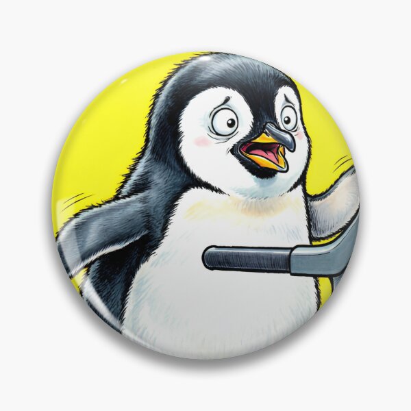 Item preview, Penguin on Treadmill "Running Away From My Problems" - Funny Illustration of a Penguin Doing Cardio designed and sold by fastansic.