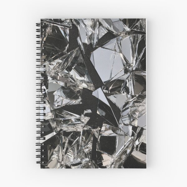 Item preview, Shattered Chrome – Abstract Broken Glass designed and sold by AlfiB.