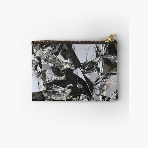 Item preview, Shattered Chrome – Abstract Broken Glass designed and sold by AlfiB.