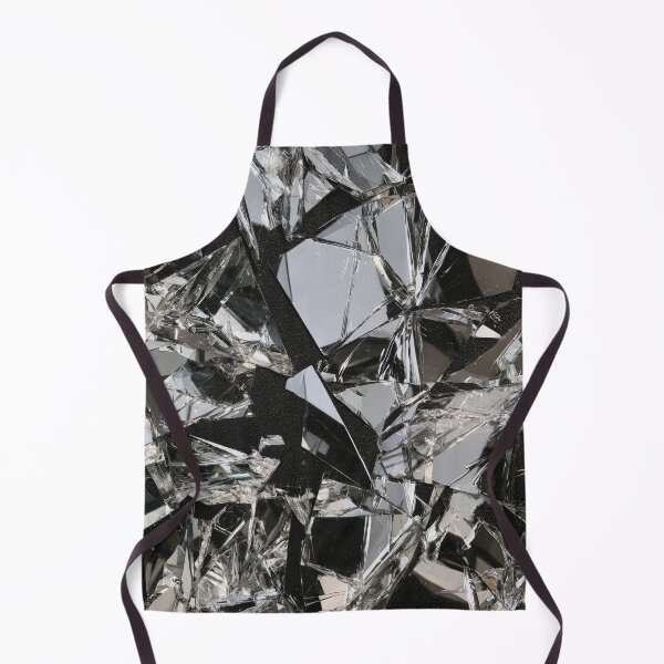 Item preview, Shattered Chrome – Abstract Broken Glass designed and sold by AlfiB.