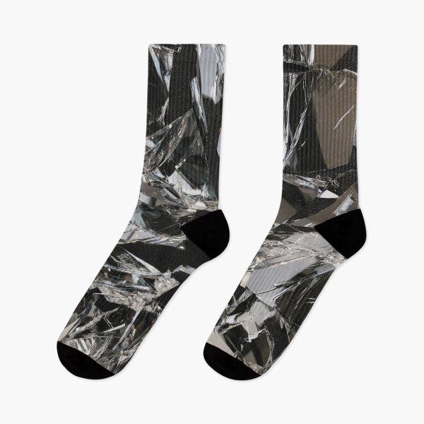 Item preview, Shattered Chrome – Abstract Broken Glass designed and sold by AlfiB.