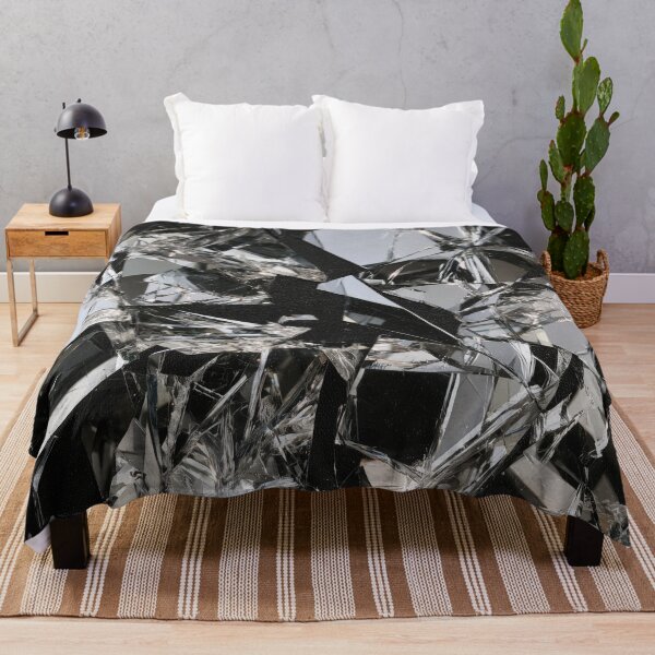 Item preview, Shattered Chrome – Abstract Broken Glass designed and sold by AlfiB.