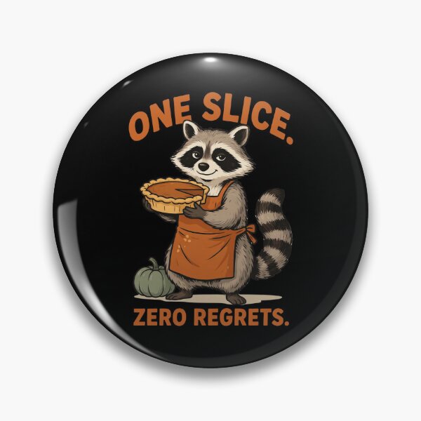 Item preview, Raccoon Baker with Pumpkin Pie - Cozy Autumn Kitchen Art designed and sold by Savage-Apron.