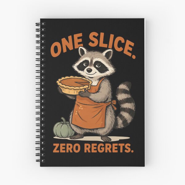 Item preview, Raccoon Baker with Pumpkin Pie - Cozy Autumn Kitchen Art designed and sold by Savage-Apron.