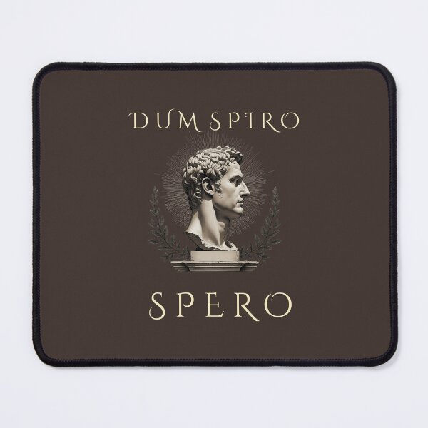 Item preview, Dum Spiro Spero | While I Breathe I Hope | Inspirational Latin Quote designed and sold by semenol.